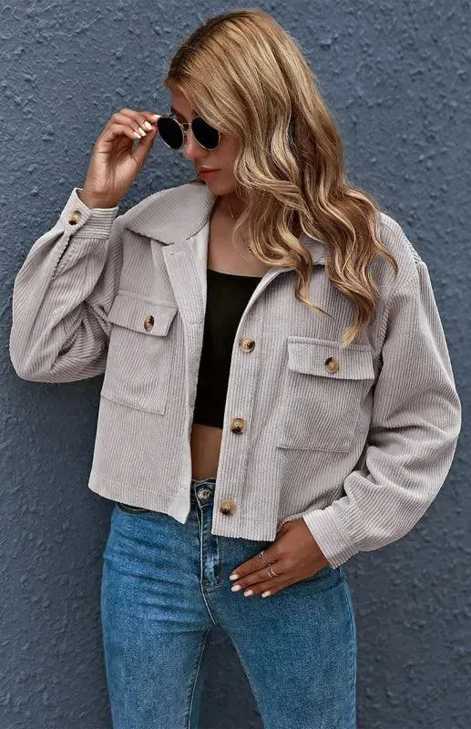 Women's Corduroy Trucker Jacket