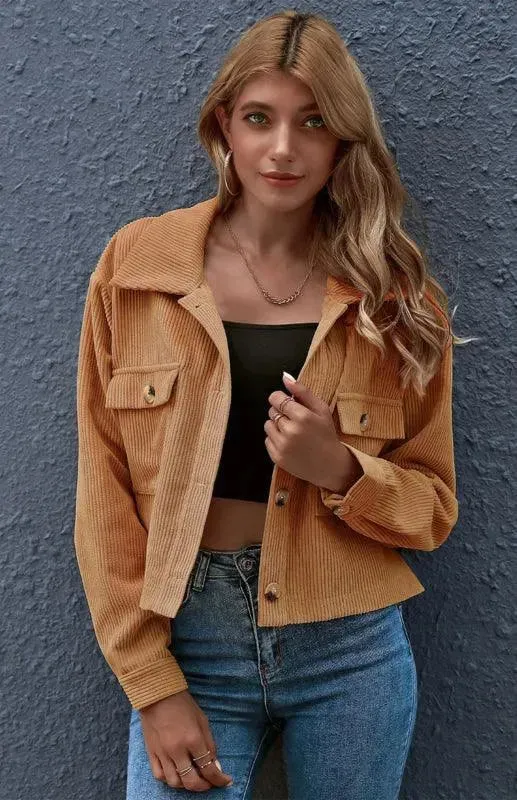 Women's Corduroy Trucker Jacket