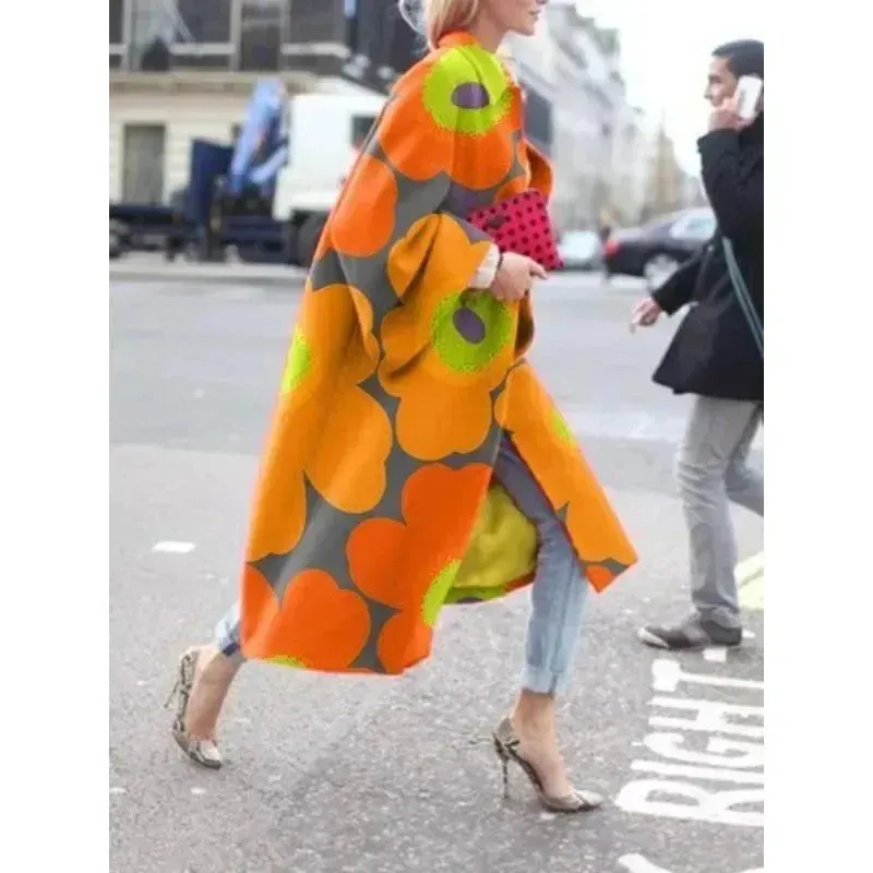 Women's Flared Sleeve Overcoat